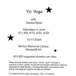 Yin Yoga with Danika Marie at the Morton Library