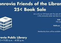 Monrovia Friends of the Library 25¢ Sale