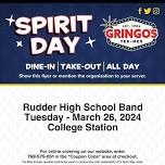 Gringo’s Spirit Day for the Rudder Band!