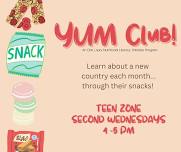 TEENS: YUM Club! - Main Library Teen Zone