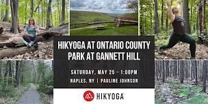 Hikyoga at Ontario County Park at Gannett Hill with Pauline