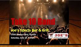 Take 10 Band @ Joe's Sports Bar & Grill, Tarboro