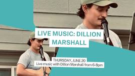 Live Music: Dillion Marshall