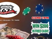 Saturday Free Texas Hold'em: $200 Cash Prize