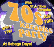 70's Karaoke Party at Sebago Days!