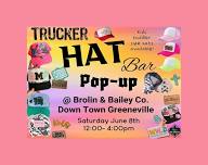 Trucker Hat bar Pop-up!