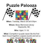 Teen Event: Puzzle Palooza at Moss Memorial Library