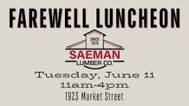 Farewell Luncheon for Saeman Lumber