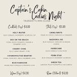 Ladies’ Night at Captain’s Cabin Pub