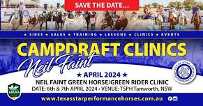 GREEN HORSE/GREEN RIDER CLINIC with Neil Faint (APR) 