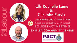 Joint PACT meeting and Cllr Surgery