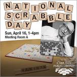 Celebrate National Scrabble Day at the Library