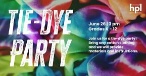 Tie-Dye Adventure Party