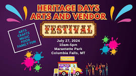 Heritage Days Art and Vendor Festival