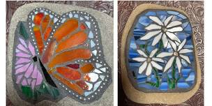 06/09 & 15 (Sun: 1 - 4:30; Sat: 10:30 - 12) - 2 Day Mosaic Garden Rocks w/ Diane Melnik