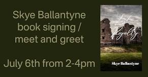 Skye Ballantyne book signing / meet & greet @ Book Garden in Bountiful