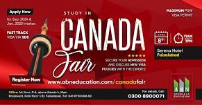 Study in Canada Fair - Serena Hotel Faisalabad