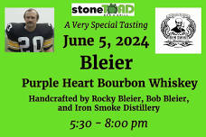 Bleier Purple Heart Bourbon Tasting