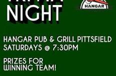 Trivia Night at Hangar Pub & Grill in Pittsfield, MA.