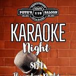 Karaoke Night @ Pete's Saloon !