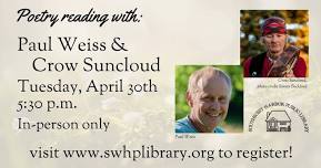 Poetry Reading - Paul Weiss & Crow Suncloud