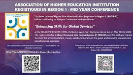 AHEIR-R1, MIDYEAR CONFERENCE