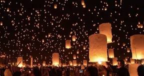 Sacramento Sky Lantern Festival by Lights Over America