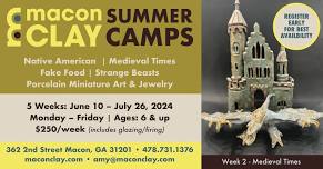 Macon Clay Summer Camps 2024