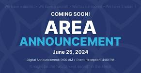 AREA Announcement Coming Soon!