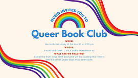 Queer Book Club hosted by MCEID