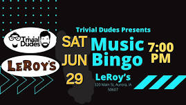 Music Bingo @ LeRoy's ?️