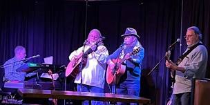 Charlie, Mark, Chuck and Jay with guest Drew Scott at Red Zeppelin Records in McKinney, Texas