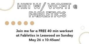 *FREE* HIIT with VicFit