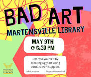 Bad art Night at the Martensville Library