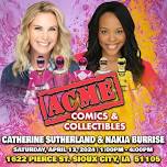 Meet Yellow Power Ranger Nakia Burrise & Pink Power Ranger Catherine Sutherland at ACME