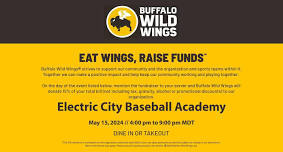 ECBA Eat Wings, Raise Funds Night at Buffalo Wild Wings