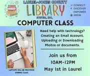 Basic Computer Skills Class- Laurel Library