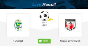 FC Gomel - Arsenal Dzyarzhynsk Belarus / Vysshaya Liga July 6, 2024