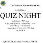 Quiz night  Event