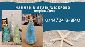 6/14/24 6-9pm  lighted seaglass  tree