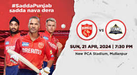 TATA IPL 2024 - Punjab Kings vs Gujarat Titans - Match 37