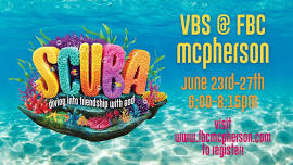 SCUBA VBS @ FBC McPherson