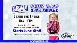 Cheer Classes Starting June 5th!!