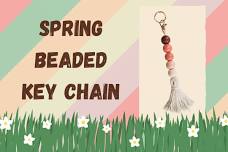 Spring Beaded Key Chain