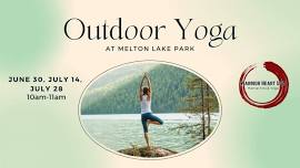 Outdoor Yoga at Melton Lake Park