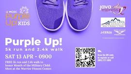 Month of the Military Child Purple Up! 5k Run and 2.4k Walk