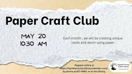 Paper Craft Club