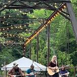 Pigs and Clover at Bunker Mill Bridge