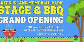 Green Island Memorial Park Stage and BBQ Grand Opening