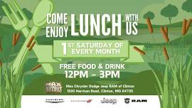 1st Saturday of the Month Luncheon at Max Chrysler Dodge Jeep RAM Clinton